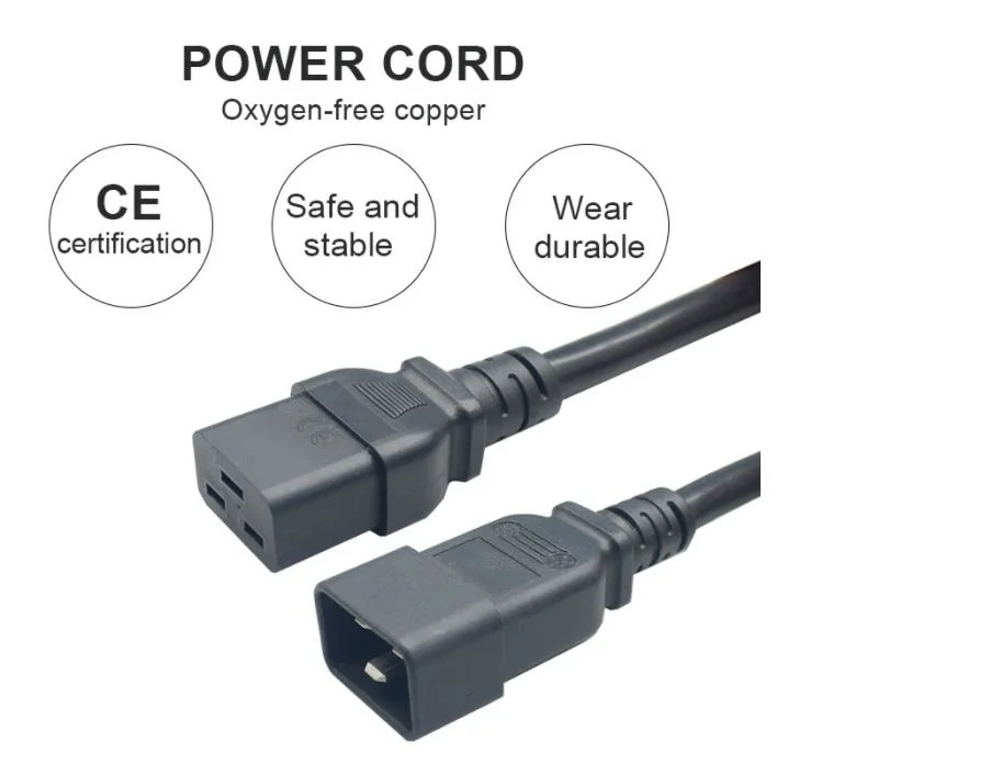 C19 Computer Power Extension Cord Data Center Power Cords