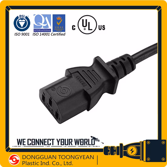 アメリカ カナダ UL cUL 承認 米国 AC 電源コード ケーブル 高温 C15 コネクタ